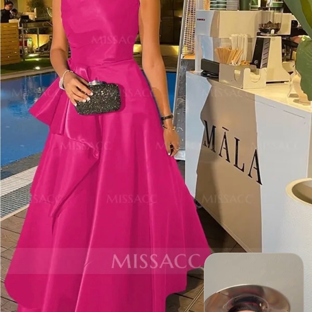 Elegant Pink Formal Gown for Prom, Gala Event,or Wedding… Fits like size 14